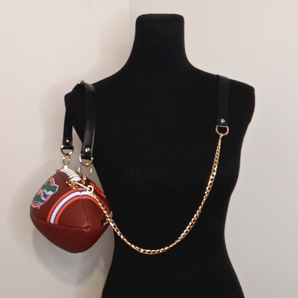 NWT LIMITED EDITION HANDMADE NCAA FLORIDA GATORS 🐊 Football Bag 🏈 - Picture 11 of 17